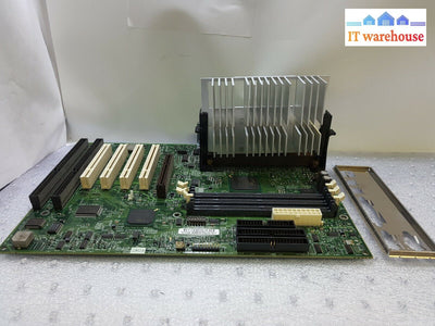 - Hp Compaq Desktop Motherboard 118053-001 010233-101 W/ Pii 400 Cpu & I/O Plate