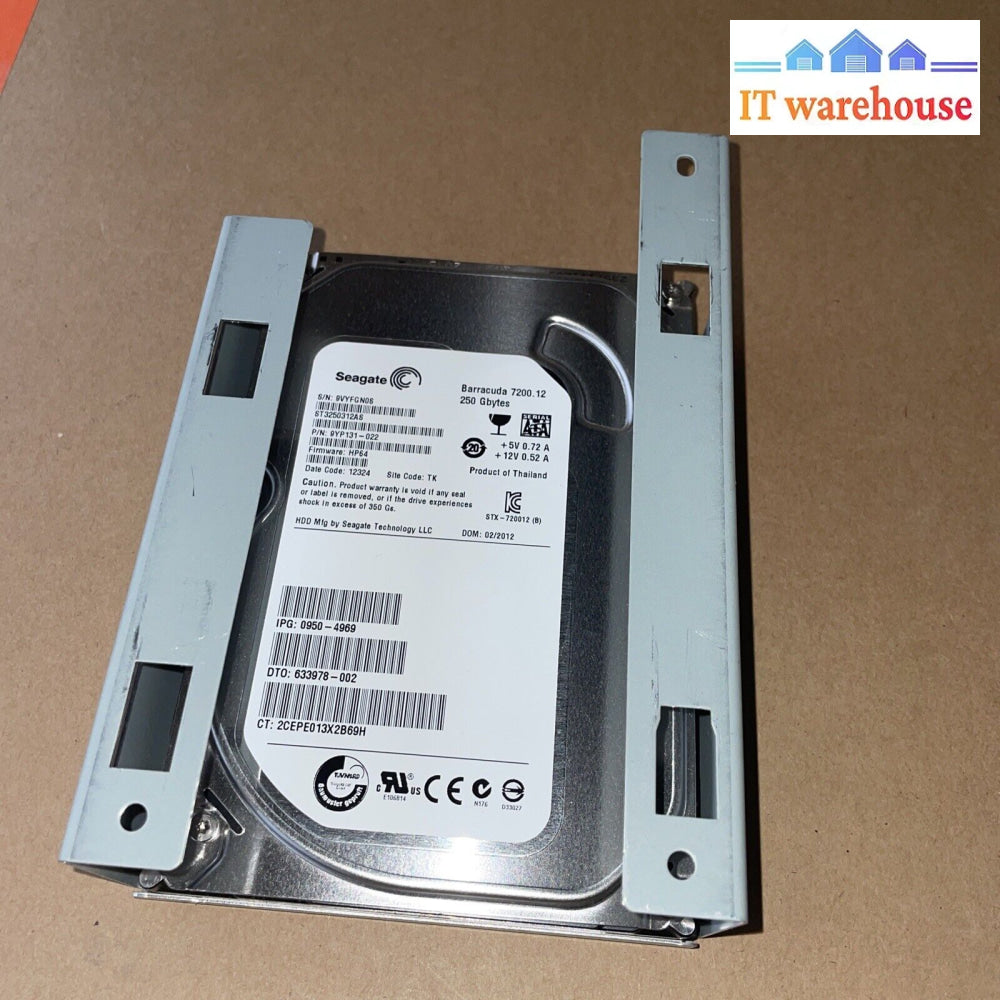 Hp Designjet L26500 Hard Drive With Caddy