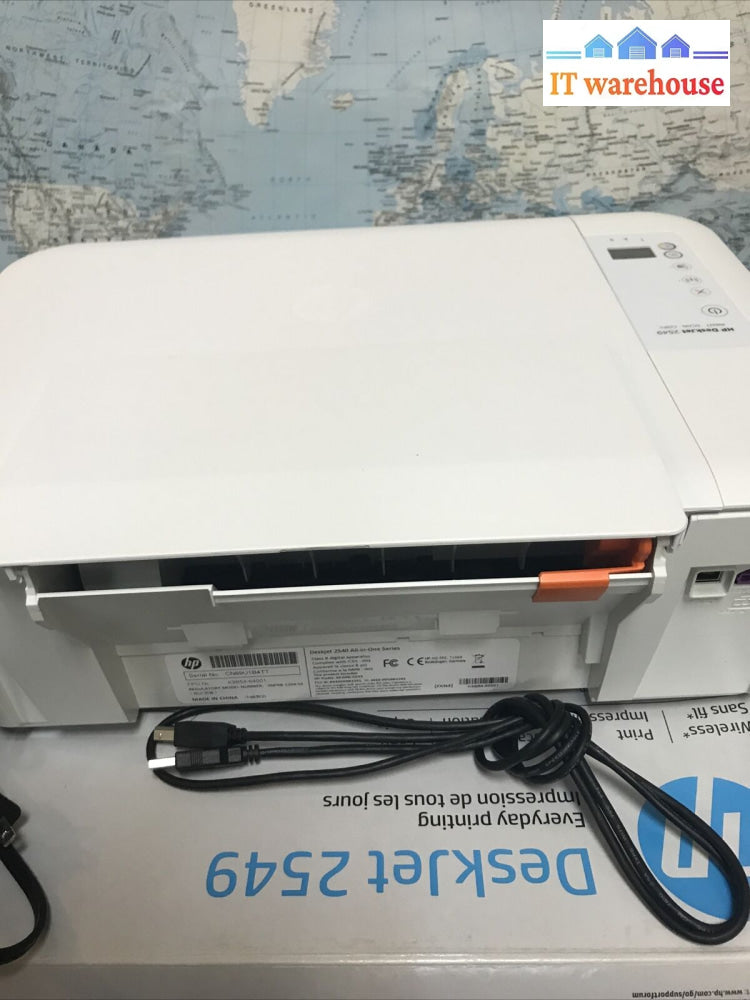 Hp Deskjet 2549 Wireless Inkjet All-In-One Color Printer （Without Ink)