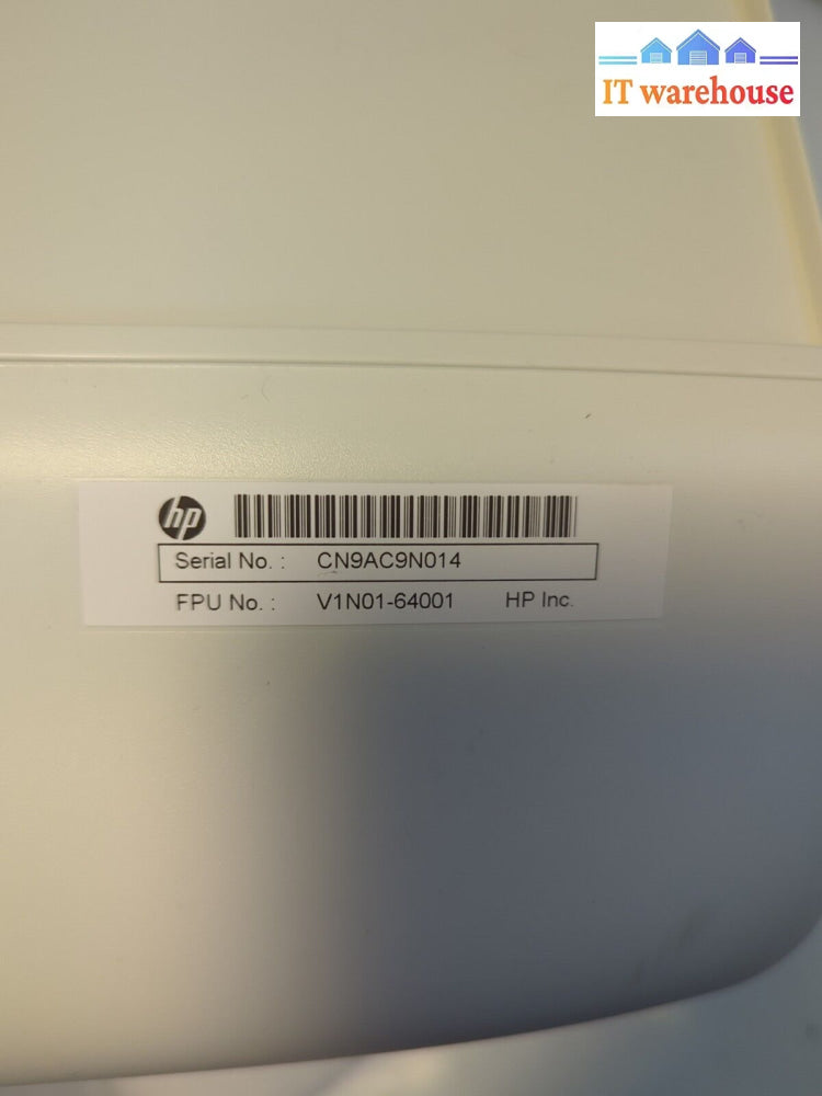 Hp Deskjet 2652 All In One Desk Jet Printer White- Works! Needs Ink -