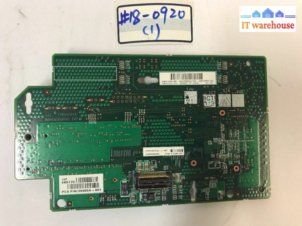 - Hp Dl360G5 Smart Array 412206-001 / 399559-001 P400I With 256Mb Cache