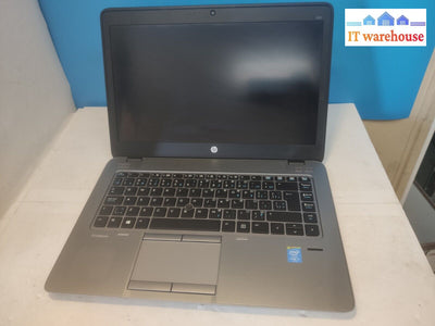 Hp Elitebook 840 G2 Laptop 14’’ I5-5300U No Ram Hdd (For Parts Read) ~