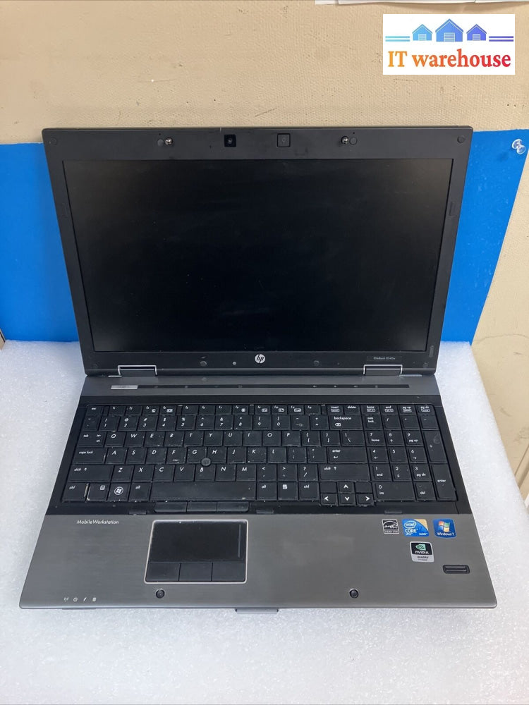 ~ Hp Elitebook 8540W 15.6’ Laptop I7-M640 2.8Ghz 8Gb Ram 500Gb Hdd Win7 (Read)