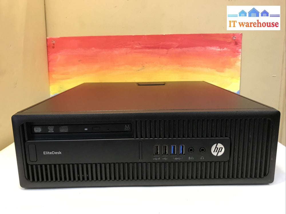 Hp Elitedesk 705 G3 Sff Desktop A6-9500 R5 3.5Ghz 8Gb 250Gb Ssd + 1Tb Hdd Win10Pro