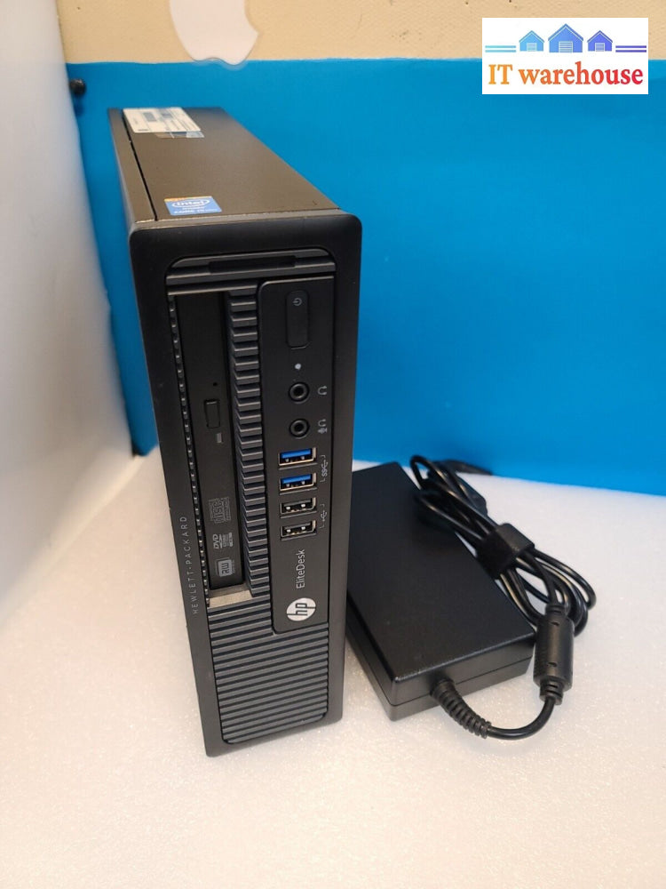 - Hp Elitedesk 800 G1 Usdt Pc W/ I5-4570S/8Gb Ram/128Gb Ssd/ Win 10/Ac Adapter