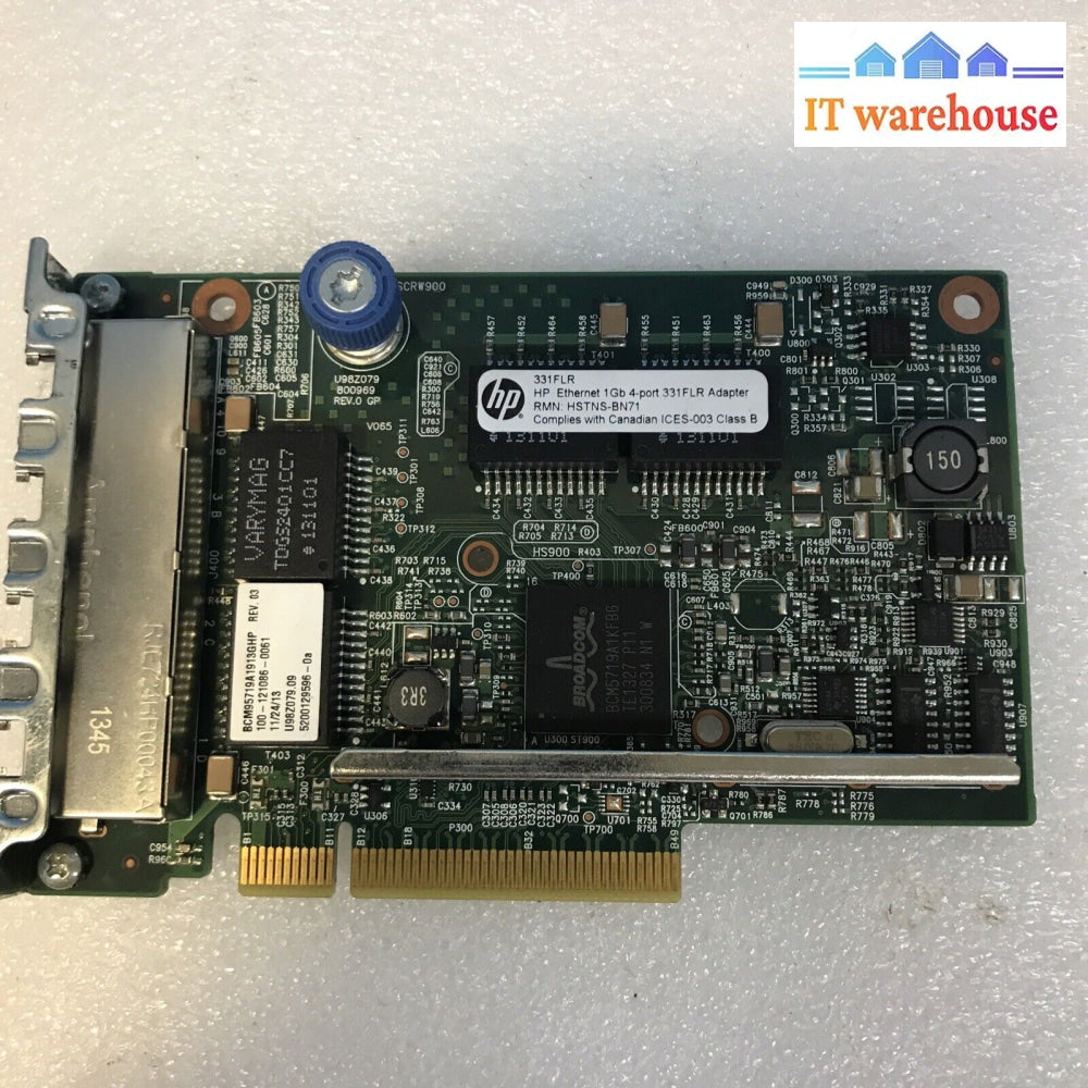 Hp Ethernet 1Gb 4-Port 331Flr Adapter Hstns-Bn71 629133-001 634025-001