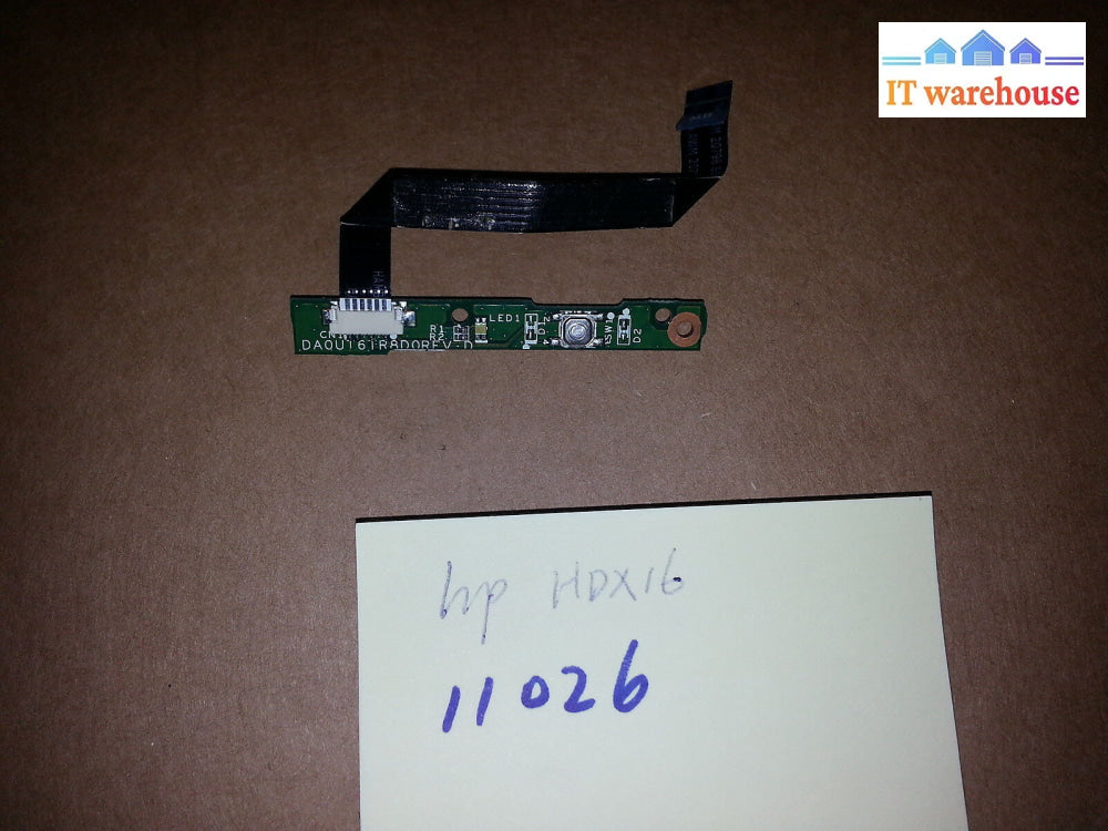 Hp Hdx 16 Laptop Power Switch Button Board