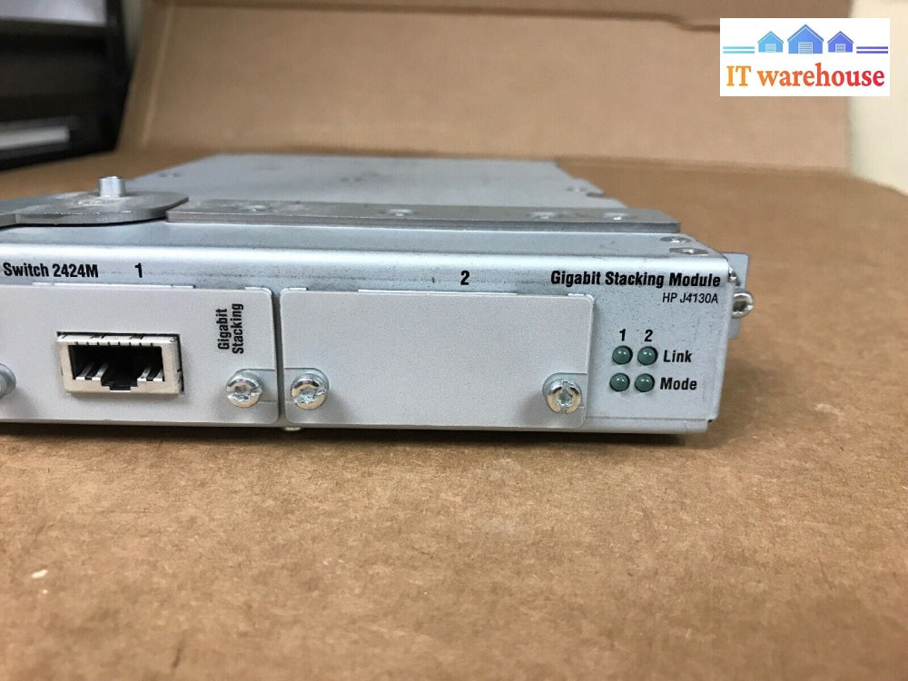 Hp J4130-60003 Procurve Switch 2424M Gigabit Stacking Module J4130A @@@