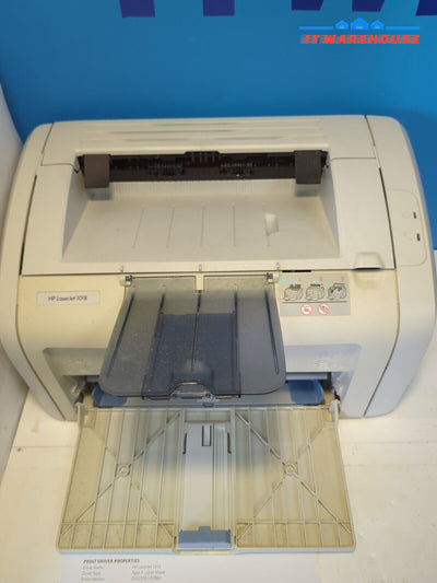 Hp Laserjet 1018 Standard Laser Printer Tested (No Toner) -