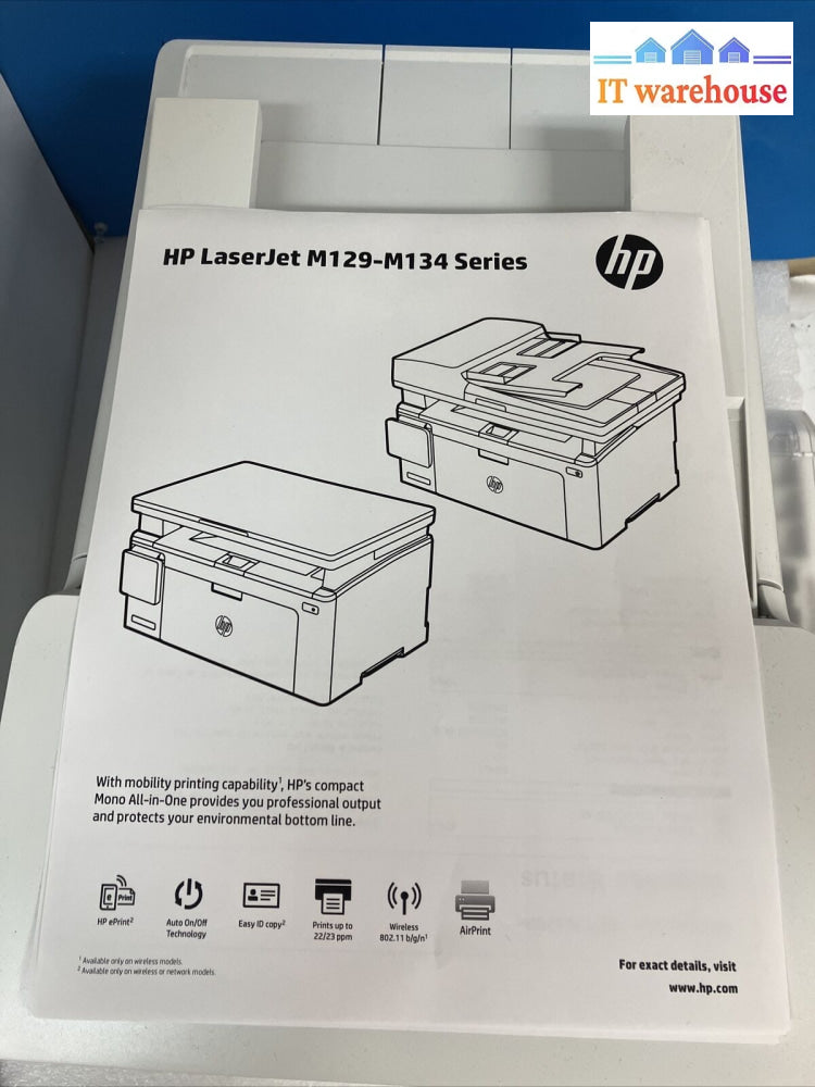 Hp Laserjet Pro Mfp M130Fn All-In-One Printer (Page Count 10K) Tested/Working ~