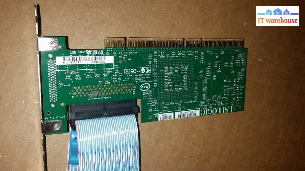 Hp Lsi20320-Hp Scsi Pci-Xhba Adapter Card 339051-001 / Cable @@@