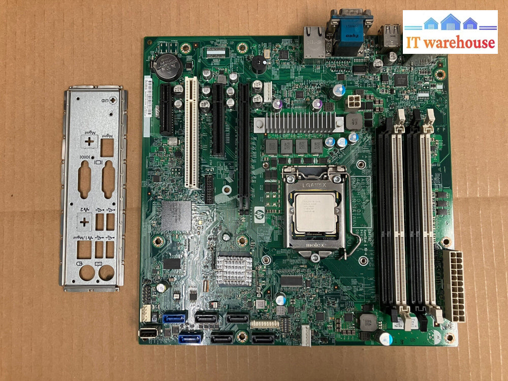 ~ Hp Ml110 G6 Server Motherboard 576924-001 Ddr3 573944-001 W/ Xeon X3430 Cpu