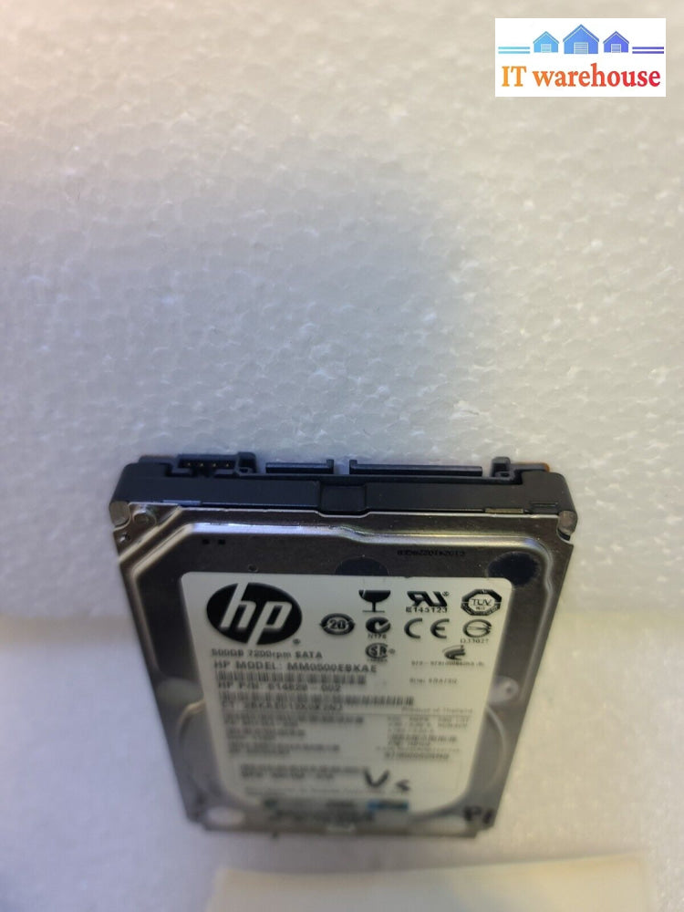 - Hp Mm0500Ebkae 500Gb 2.5’ 6Gbps 7.2K Rpm Sata Hard Drive 614828-002 Tested