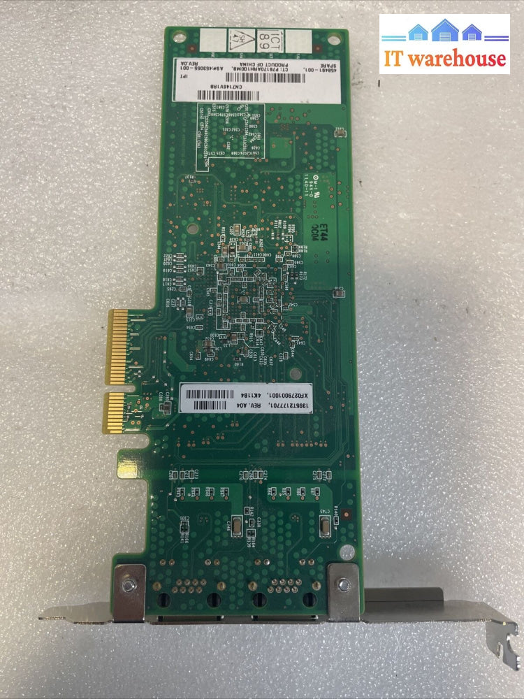 Hp Nc382T 1Gb Dual-Port Rj-45 Pci-E Ethernet Card 458491-001 Hstns-Bn36