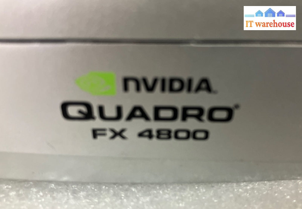 Hp Nvidia Quadro Fx 4800 1.5Gb Gddr3 Video Graphics Card 536796-001 490566-003 ~