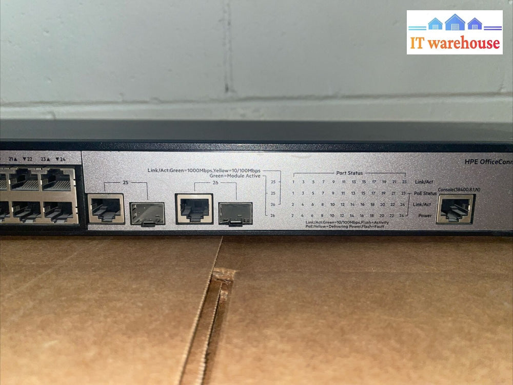 Hp Officeconnect Jg539A - 1910-24-Poe + 24-Port Ethernet Switch