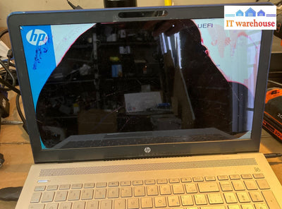 Hp Pavilion 3168Ngw 15.6’ Laptop 15-Cd007Ca (Bad Screen For Parts Read) ~