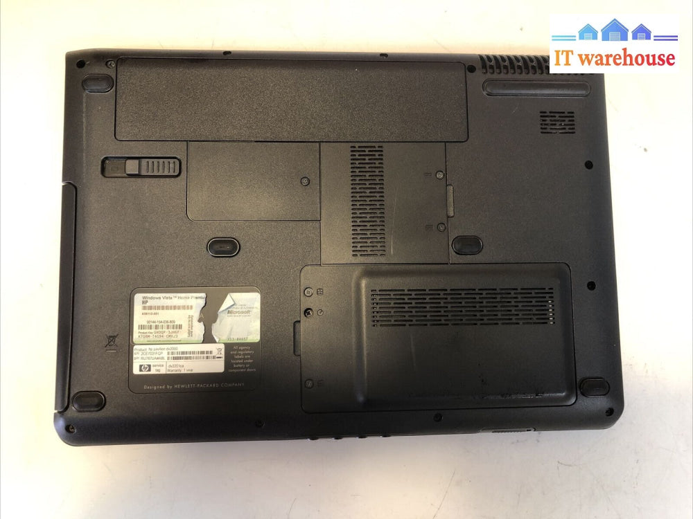 $ Hp Pavilion Dv2000 Laptop As-Is No Ram Hdd -Power On Display
