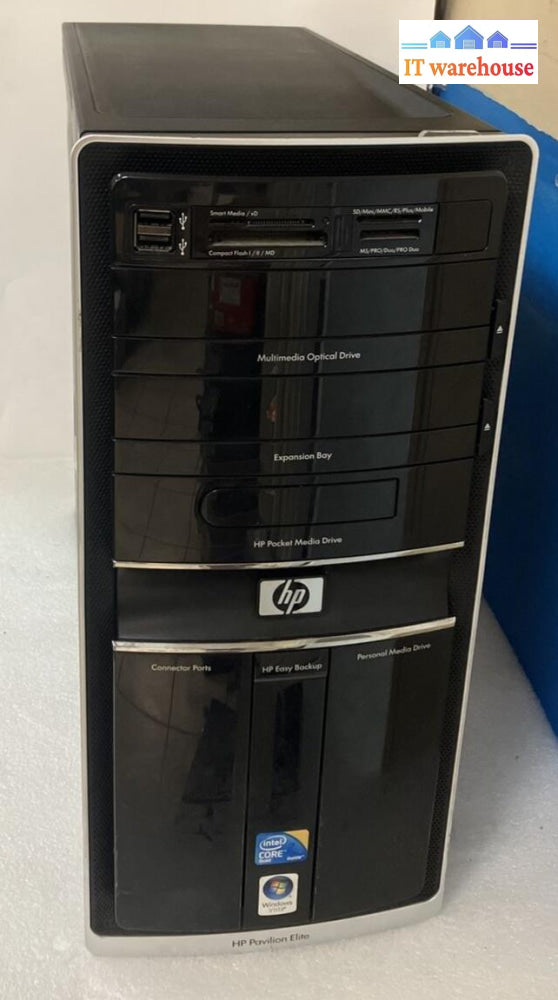 Hp Pavilion E9000 Desktop Intel Core 2 Quad Q8200 Cpu / 4Gb Ram 1Tb Hdd Xp ~