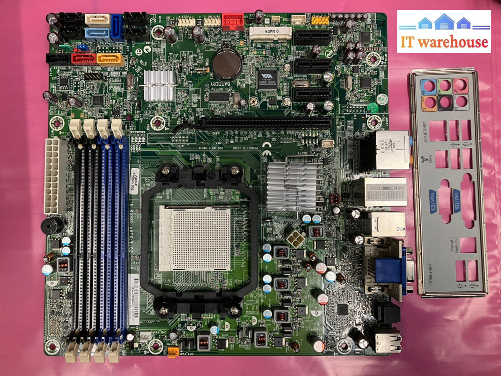 ~ Hp Pavilion Elite Hpe-560Z H-Rs880-Uatx Motherboard 618937-002 W/ Io Shield