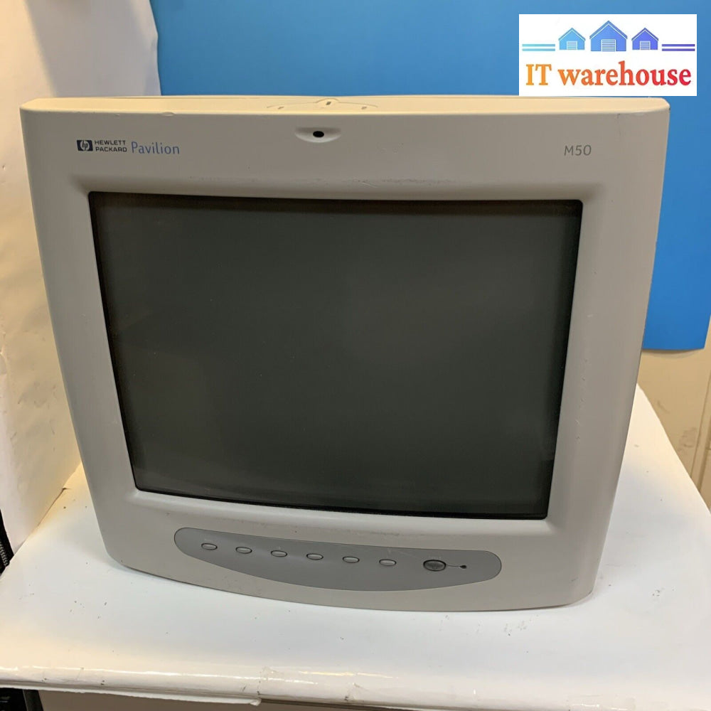 Hp Pavilion M50 13.5’ Crt Vga Computer Monitor 1280 X 1024 D5258A Retro Gaming