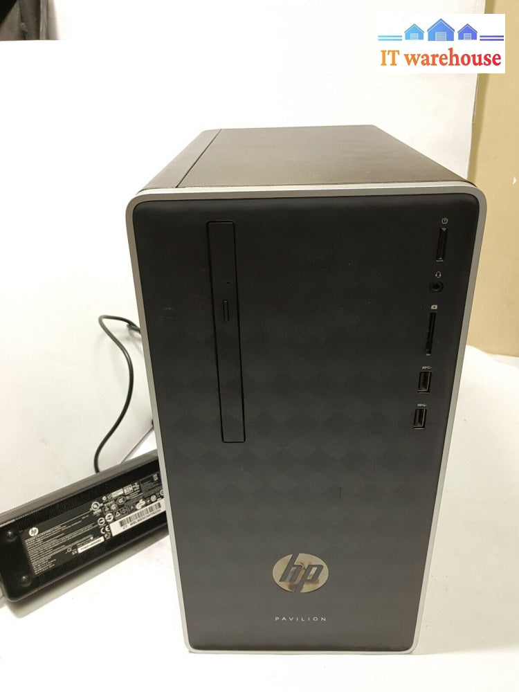 Hp Pavilion Pav- 590 Desktop W/Amd A9-9425 5-Cores/8Gb Ddr4/1Tb Hdd/Wifi /Win10