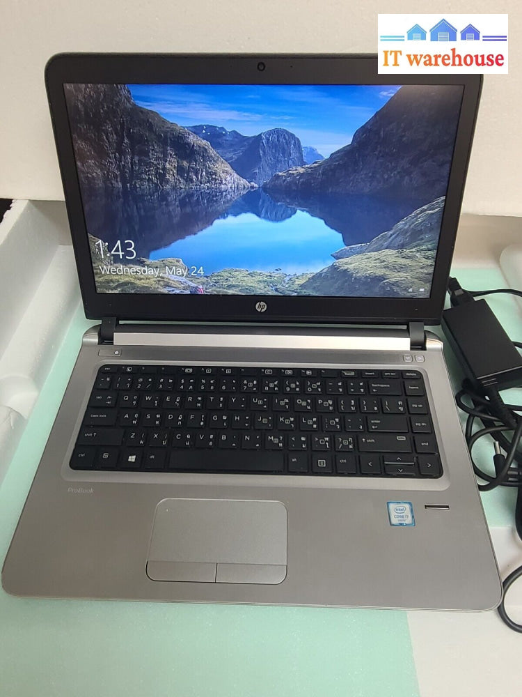 - Hp Probook 440 G3 14’Laptop W/ I7-6500U 2.5Ghz/8Gb Ram/500Gb Hdd/ Win10