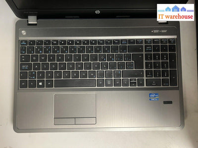 Hp Probook 4540S 15.6’ Laptop Intel Cpu / No Ram Hdd For Parts Read ~