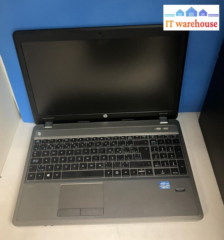 Hp Probook 4540S 15.6’ Laptop Intel Cpu / No Ram Hdd For Parts Read ~