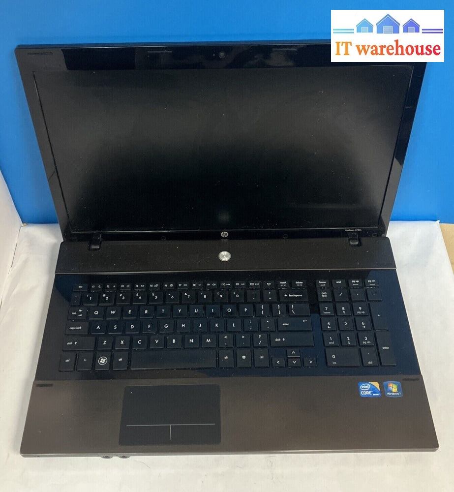 Hp Probook 4720S 17.3’ Laptop Intel I5-M430 Cpu / 3Gb Ram 500Gb Hdd Win Xp ~