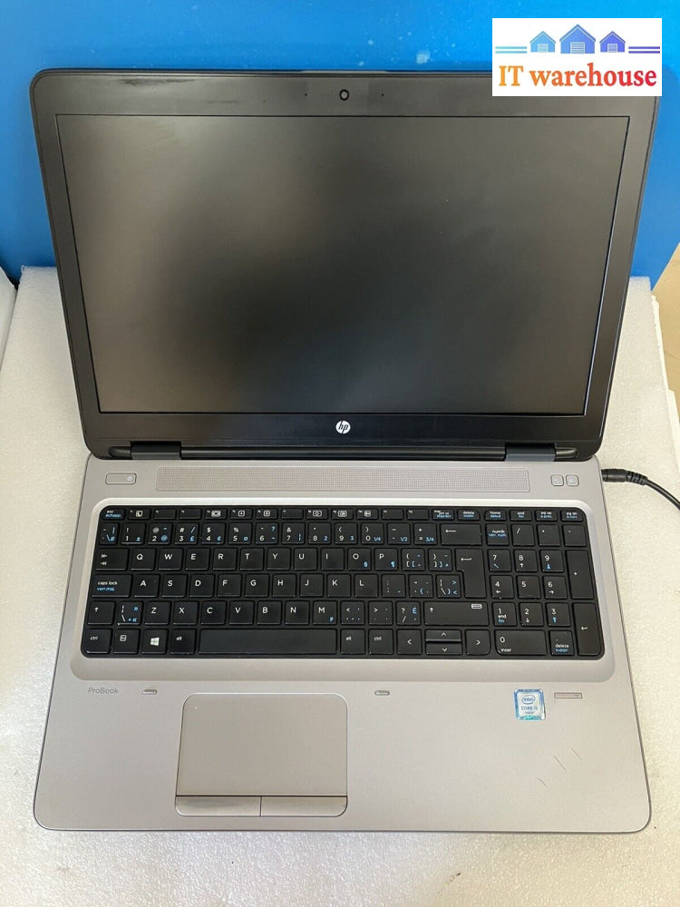 ~Hp Probook 650 G2 15.6’ Laptop I5-6200U 2.30Ghz 8Gb Ram 120Gb Ssd (No Battery)