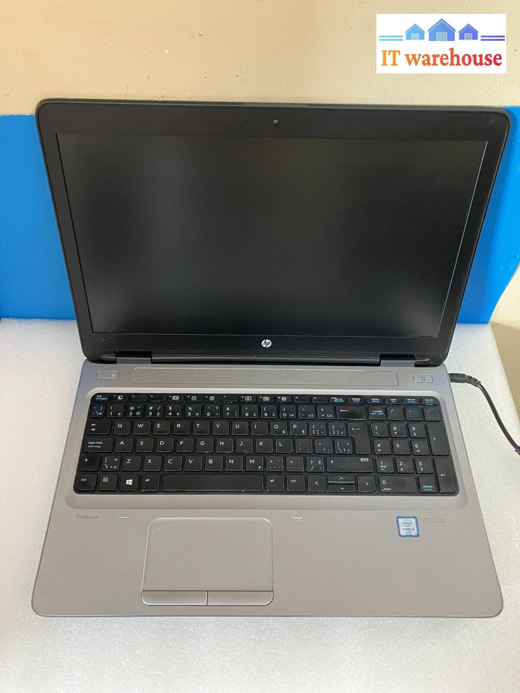 ~ Hp Probook 650 G2 15.6’ Laptop I5-6200U 2.30Ghz 8Gb Ram 240Gb Ssd (No Battery)