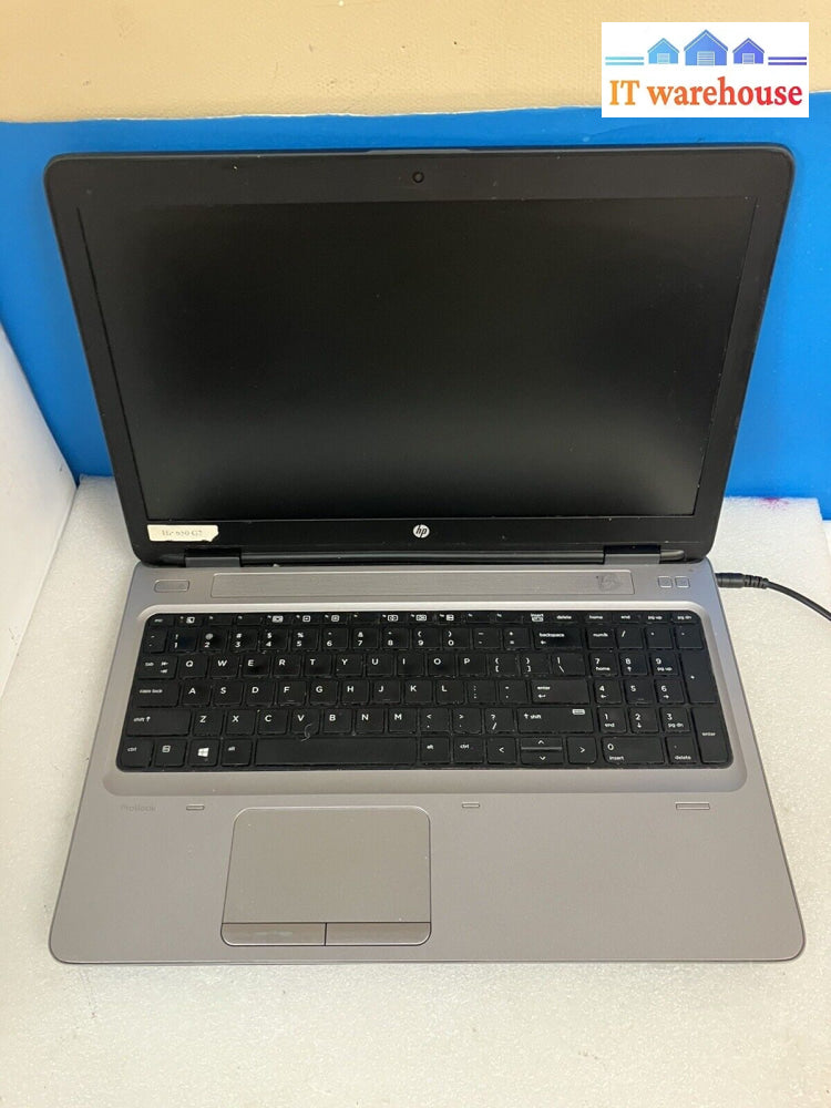 ~Hp Probook 650 G2 15.6’ Laptop I5-6200U 2.30Ghz 8Gb Ram 512Gb Ssd (No Battery)