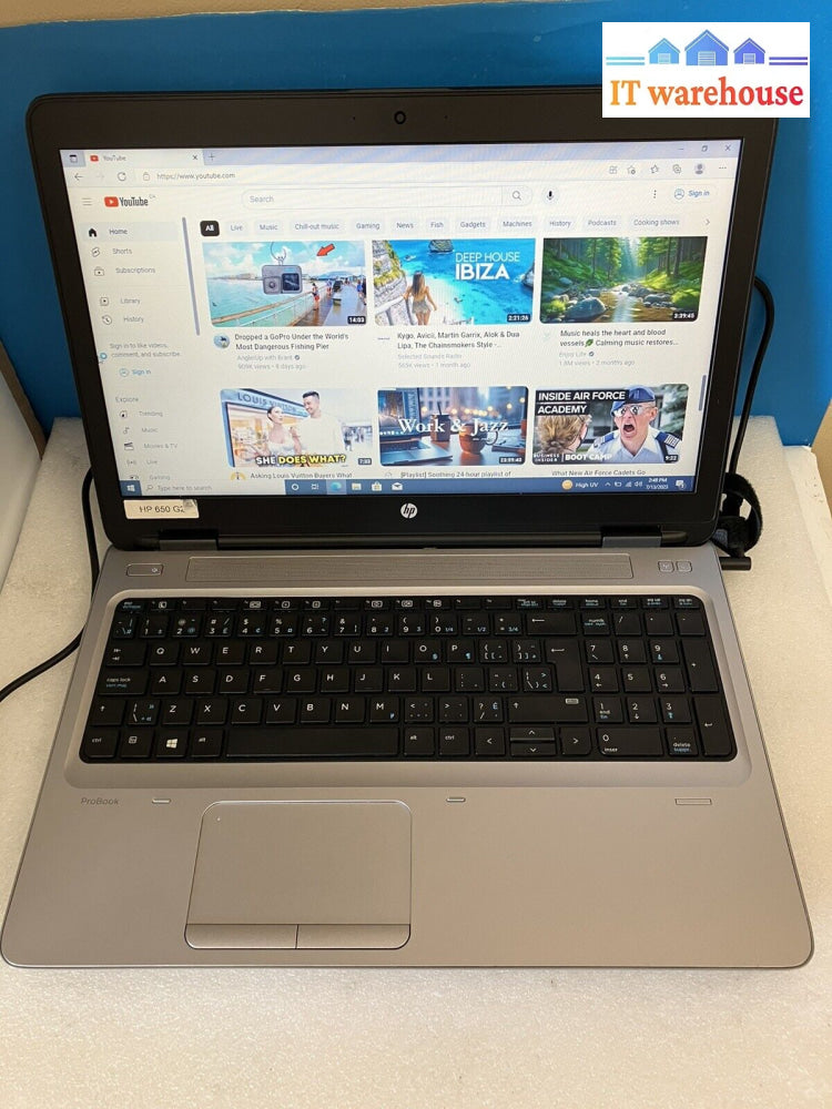 ~Hp Probook 650 G2 15.6’ Laptop Intel I5-6200U 2.3Ghz/ 8Gb Ram /120Gb Ssd (Read)