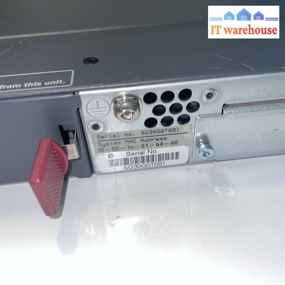 - Hp Procurve J9574A E3800 48 Port Poe With Mount Ears (Full Tested)