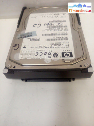 - Hp Scsi 365695-002 146Gb 10K U320 Pluggable Hard Drive Mat3147Nc @@@