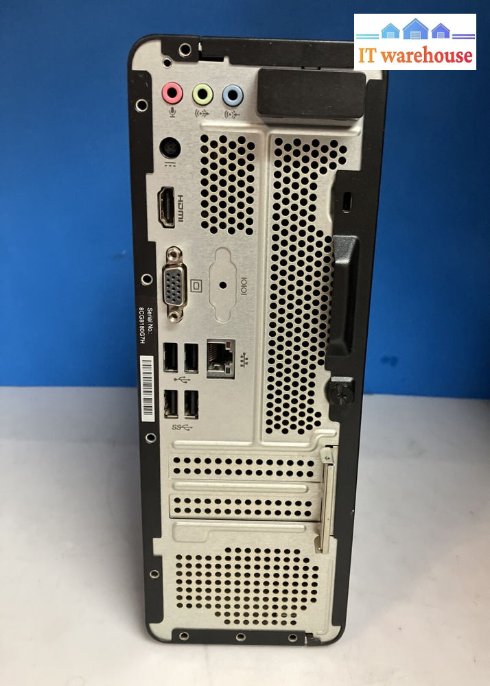 Hp Slim 290-A0Xxx Sff Desktop Amd A9-9425 Radeon R5 Cpu / 8Gb Ram 256Gb Ssd ~