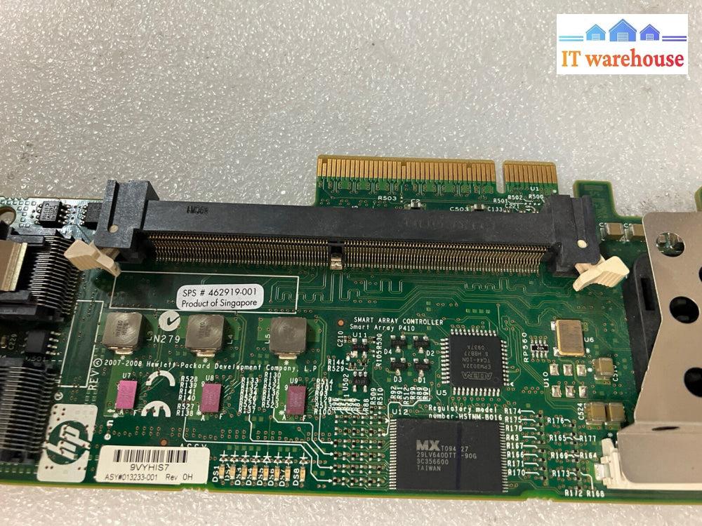 ~ Hp Smart Array P410 013233-001 Sata Sas Raid Controller Card 462919-001