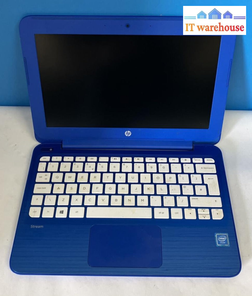 Hp Stream Notebook 12’ Laptop Celeron N3050 Cpu / 2Gb Ram 32Gb (As Is Read) ~