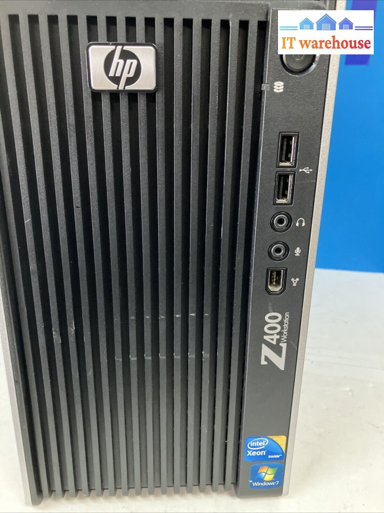 Hp Z400 Workstation Tower Desktop Intel Xeon W3550 Cpu 12Gb Ram 1Tb Hdd Win10~