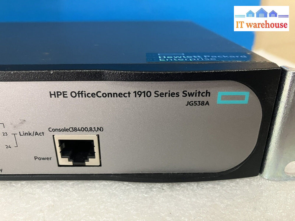 Hpe Officeconnect 1910 Series Switch Jg538A 10/100/1000 Gigabit Smart ~