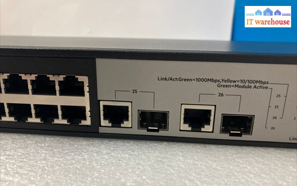 Hpe Officeconnect 1910 Series Switch Jg538A 10/100/1000 Gigabit Smart ~