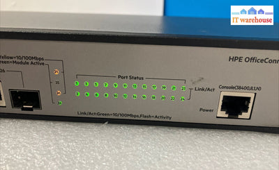 Hpe Officeconnect 1910 Series Switch Jg538A 10/100/1000 Gigabit Smart ~