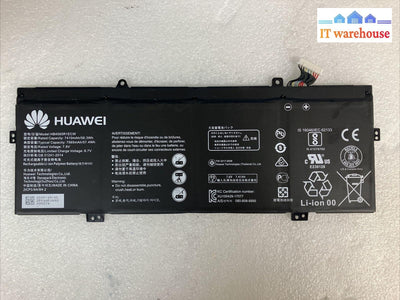 Huawei Matebook Mach-W29 14’ Laptop Battery 7410Mah/56.3Wh Model: Hb4593R1Ecw ~