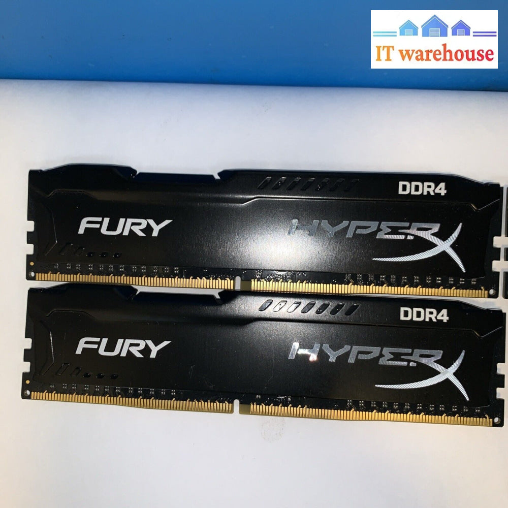 Hyperx Fury 8Gb (2 X 4Gb) Ddr4 2133Mhz Cl14 Pc4-17000 Dimm Desktop Memory