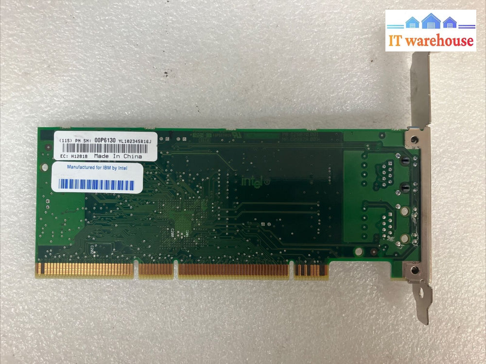 Ibm 00P6130 Intel 1Gbps Single Port Pci-X Ethernet Adapter C38064-003 H12818 ~