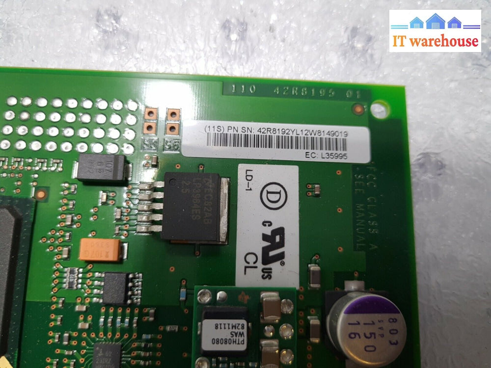 - Ibm 42R8192 Pcie 2-Line Wan Adpater