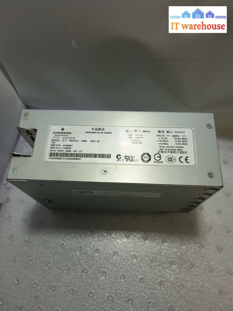 - Ibm 44V5097 Emerson 7001241-Y000 950W Power Supply