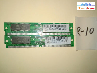 + Ibm 4Mb 1Mx32 70Ns 5.0V Memory Ram Sticks 74G1299 60G2900 92G7244