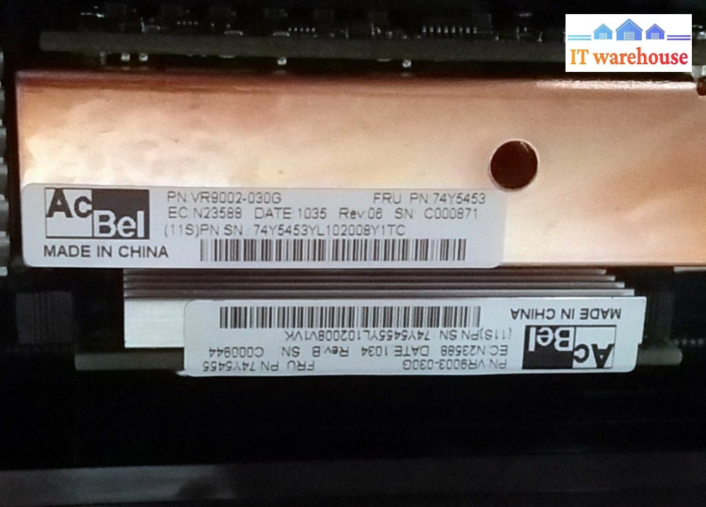 Ibm 5604 74Y3424 8 Slot Memory Riser Card Ccin 51Cc 74Y3278 74Y2754 46K7514 @@@